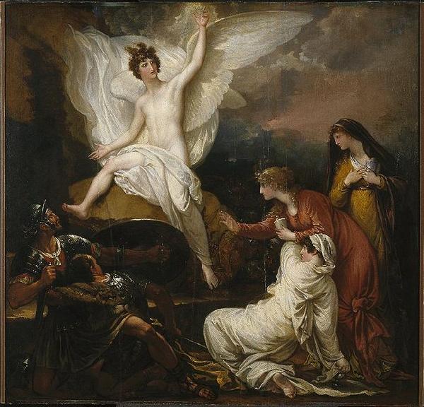Benjamin West Women at the Sepulchre oil painting image
